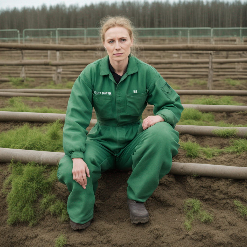 Prison Farm Worker Woman