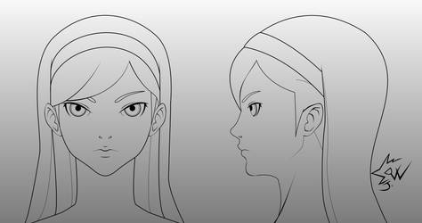 Maya Kumashiro Head Model Sheet