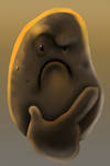 Potato Thinking Emoji by johnnydwicked