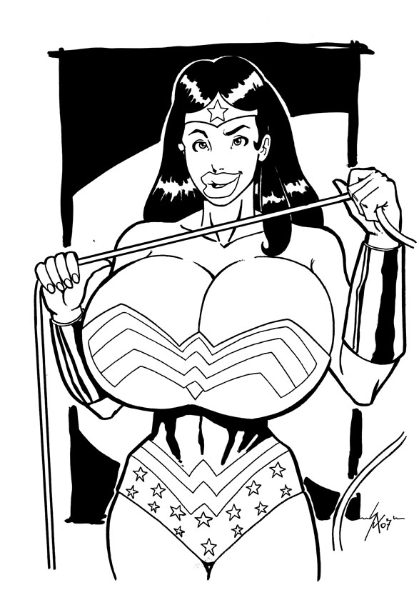 Miss Joan as Wonder Woman