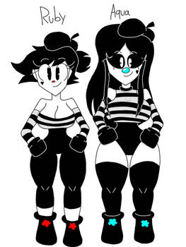 The Mime Twins (New OC)