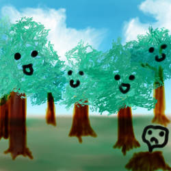 Happy Little Trees