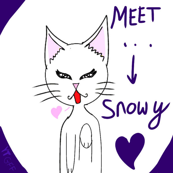 Meet Snowy (New Oc) by GalaxyFrostFoxYT on DeviantArt