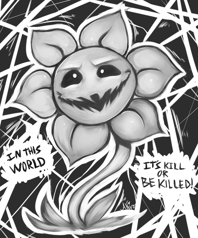 Flowey (Undertale) by @KokuKokuBoo / Kokuhane - fanart post - Imgur