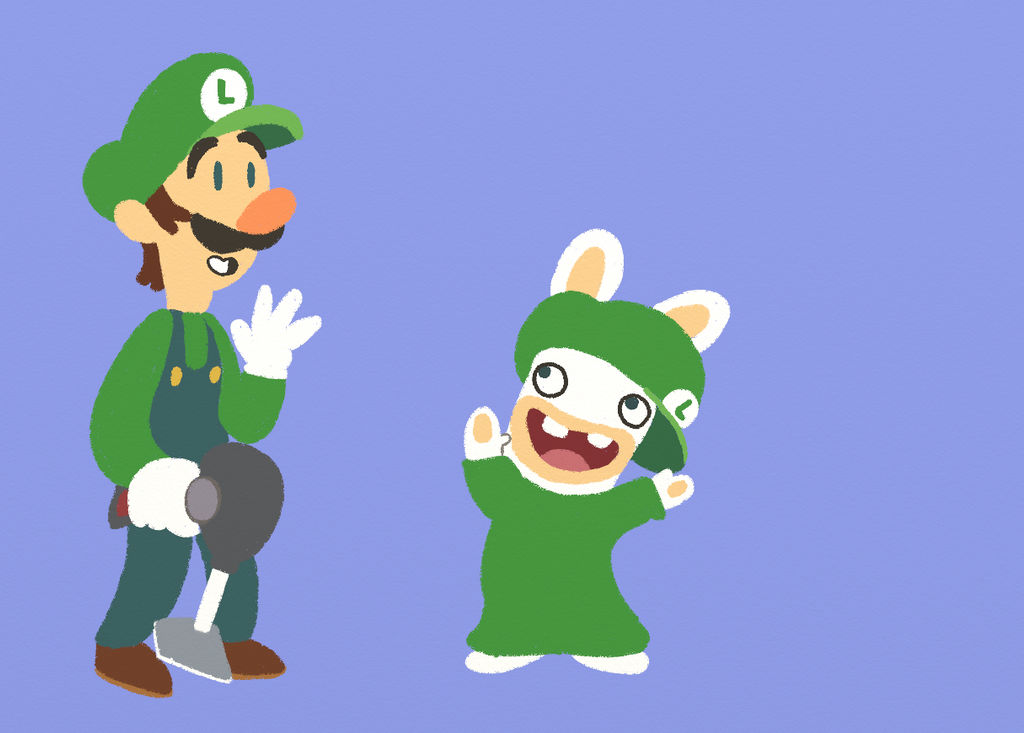 Mario Rabbids Luigi Rabbit Video Mario and Rabbids: Luigis by GREEEEEG on DeviantArt