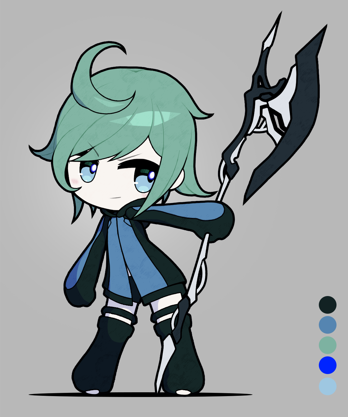 Chibi Computer Oc oc - chibi by Qualle98 on DeviantArt