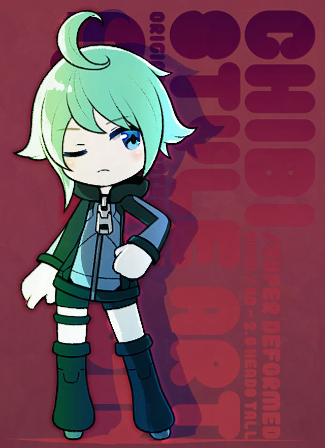 Chibi Computer Oc oc - chibi by Qualle98 on DeviantArt