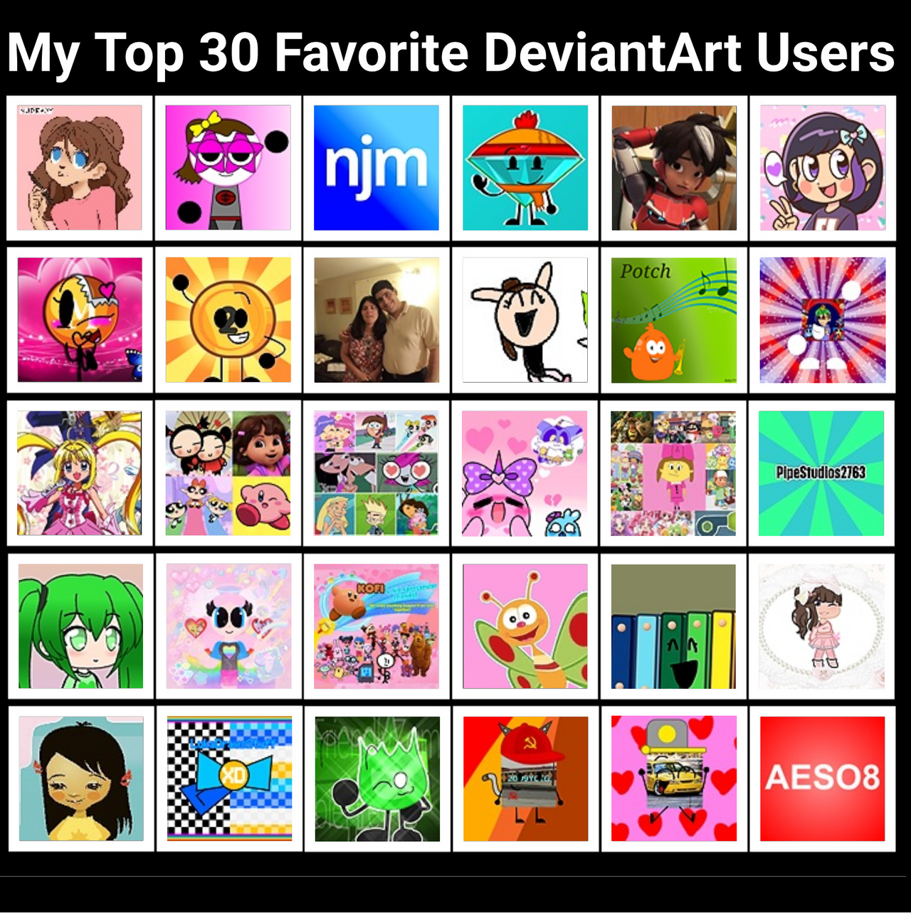 Generic Deviantart Profile My top 30 DevianArt Users by felipedf on DeviantArt