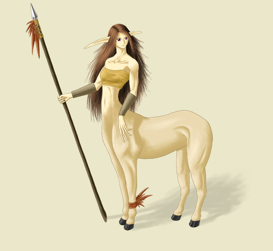 Centaur Girl Colored