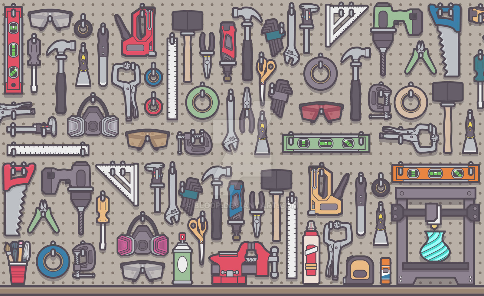 Workshop Tool Rack