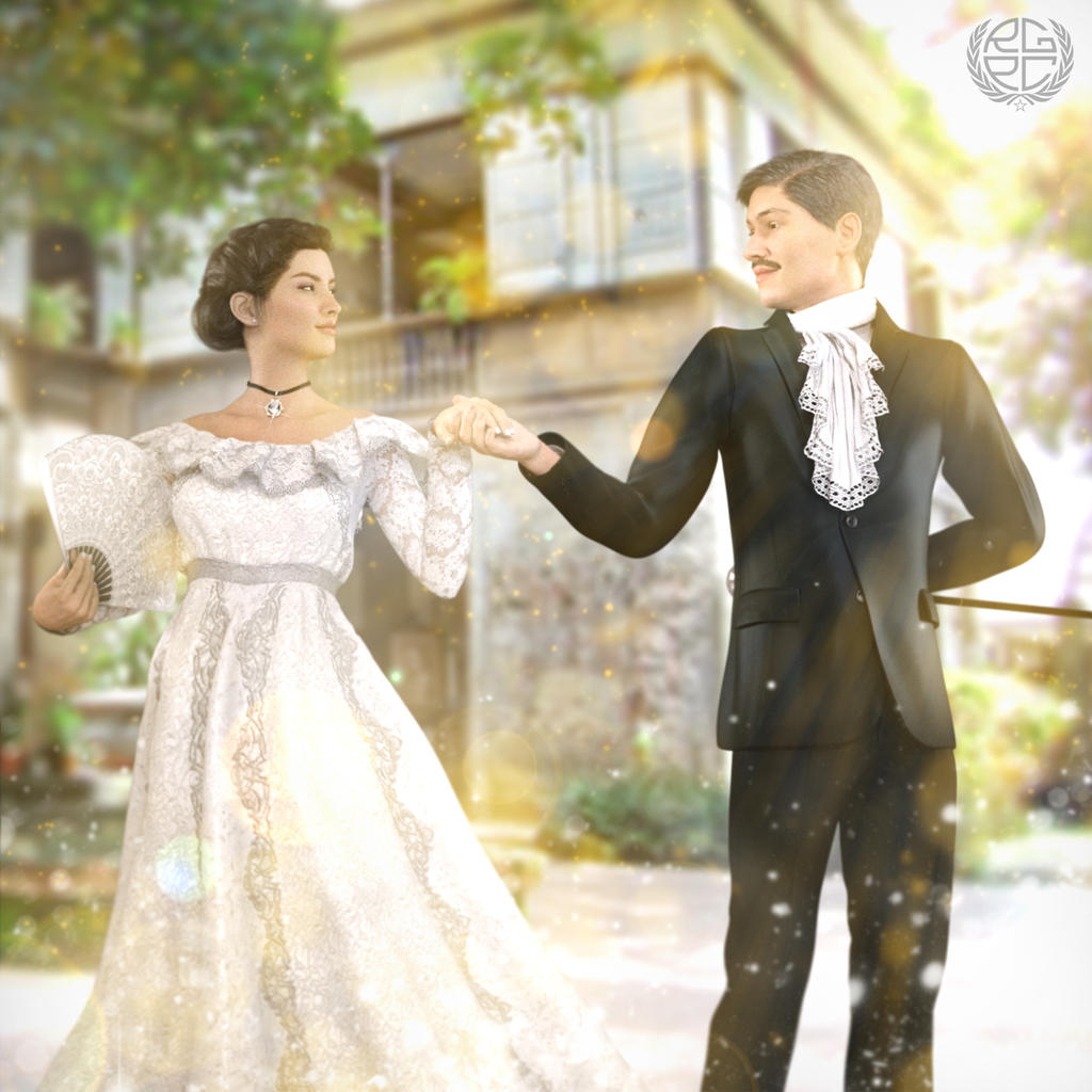Maria Clara at Crisostomo Ibarra by RGPC on DeviantArt