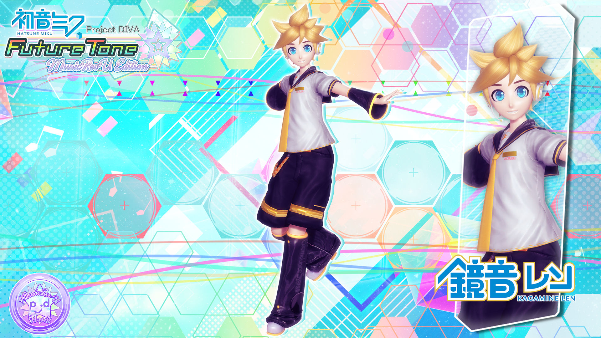 .:Module Showcase Kagamine Len - Default:. by MusicRevU on DeviantArt