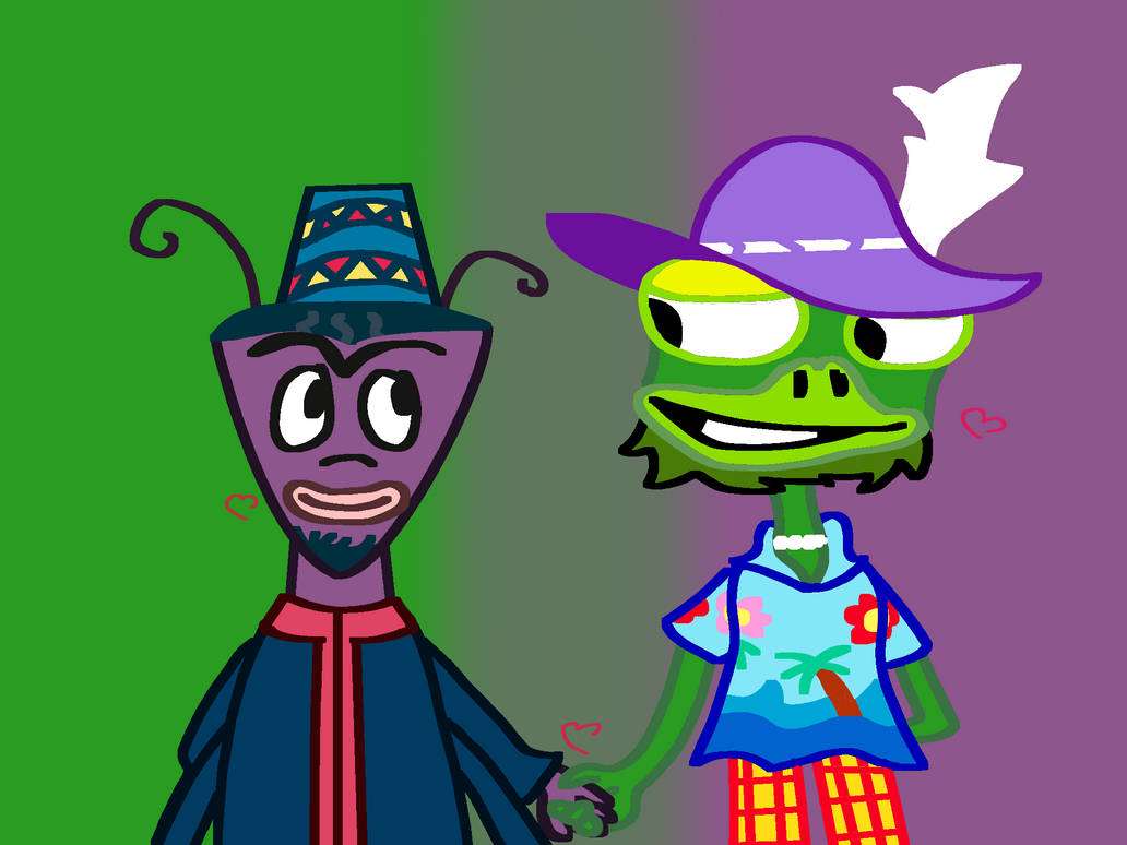 Prince Fleaswallow x Guru ant (Parappa the Rapper) by KatelySnow on ...