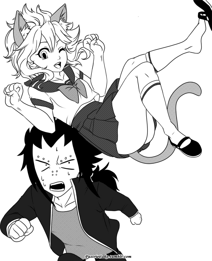 Mischievous Cat-Girl~ Gajeel x Levy