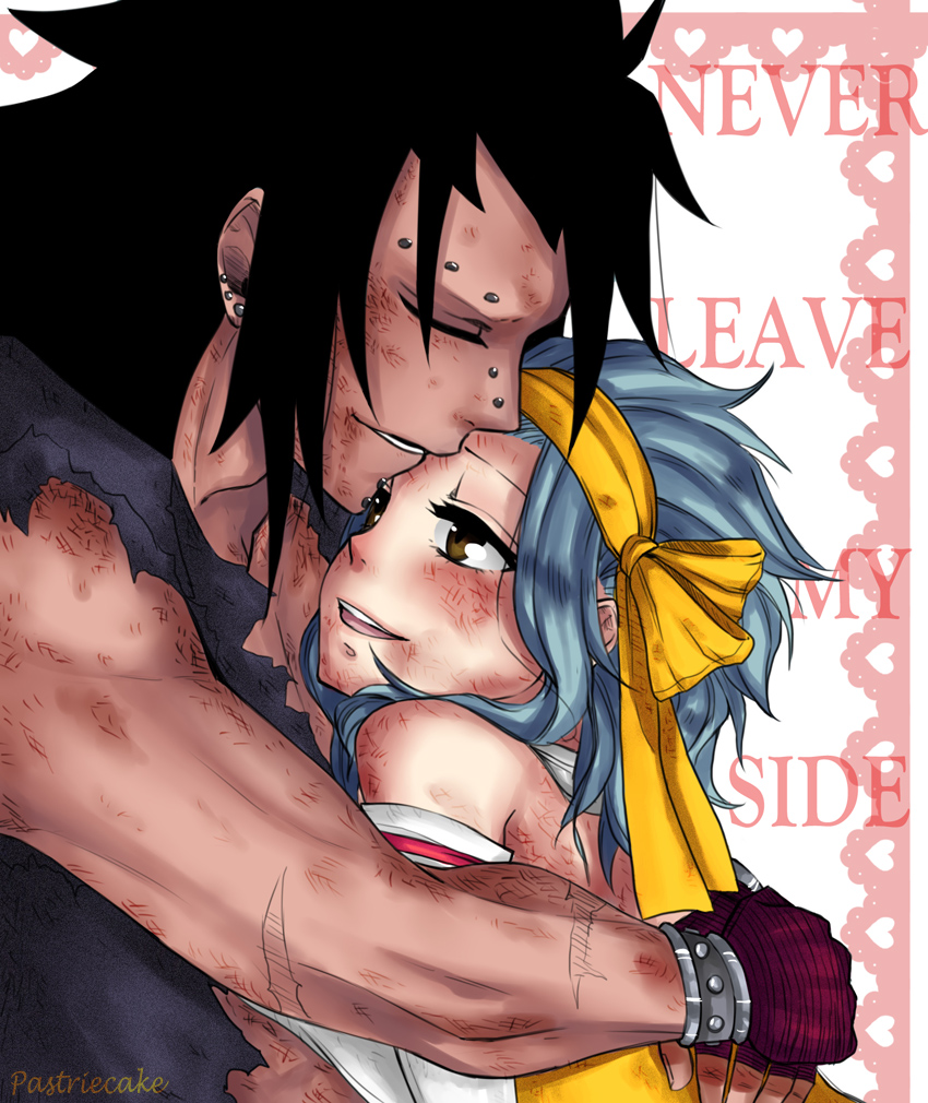 After battle hugs ~Gajeel x Levy