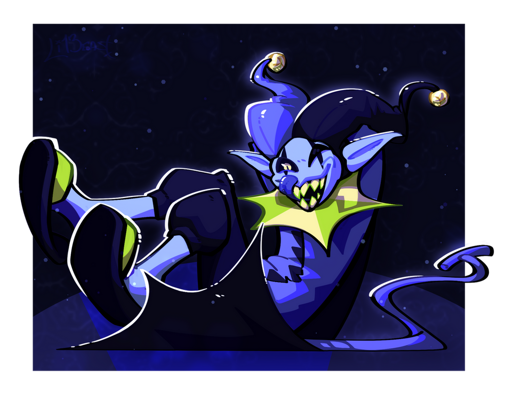 Jevil by lilokBeast on DeviantArt
