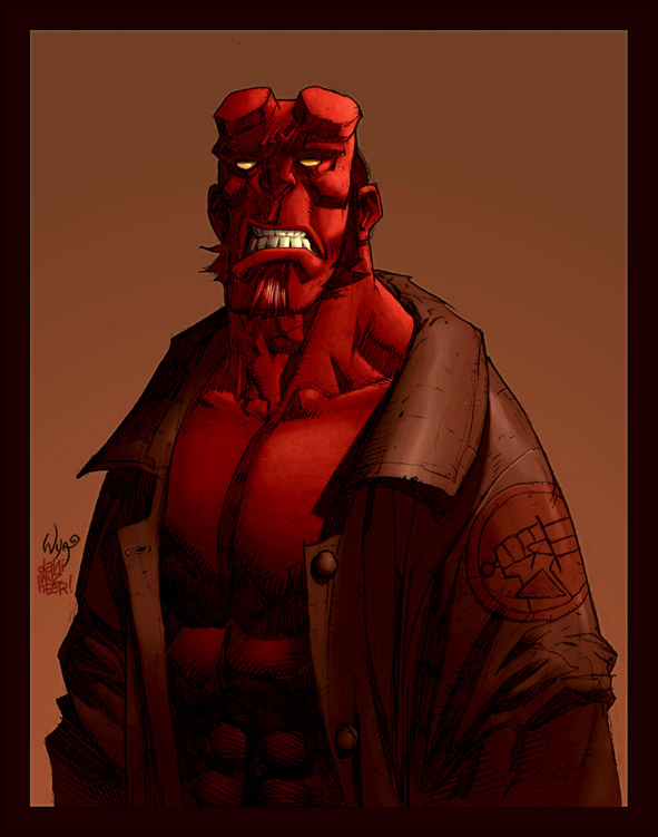 WyA's hellboy sketch