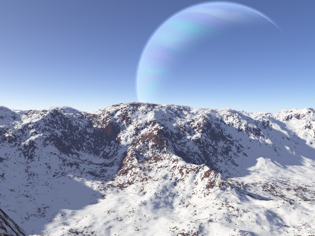 Gas Giant Ice Moon