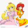 Princess Peach and princess Daisy