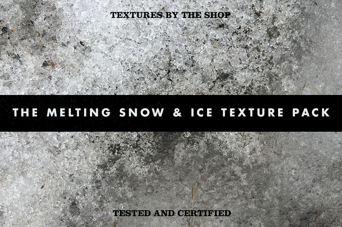 The melting snow and ice texture pack