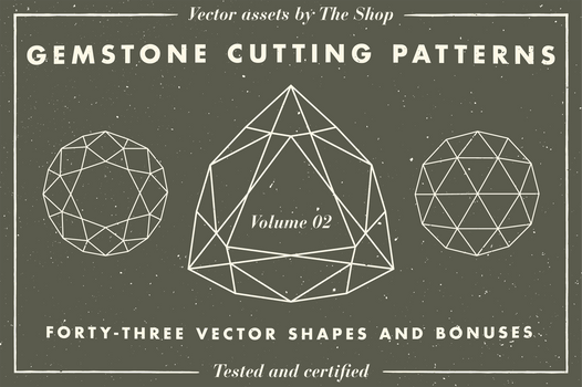 Gemstone cutting pattern volume 02