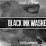 Black ink wash textures