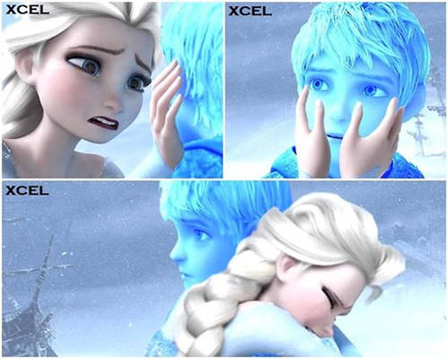 Jack Frost Frozen by Elsa