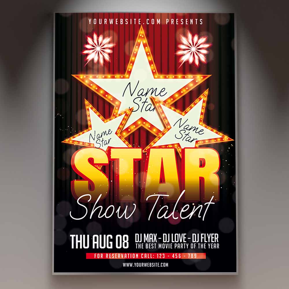 Talent Show Poster Template