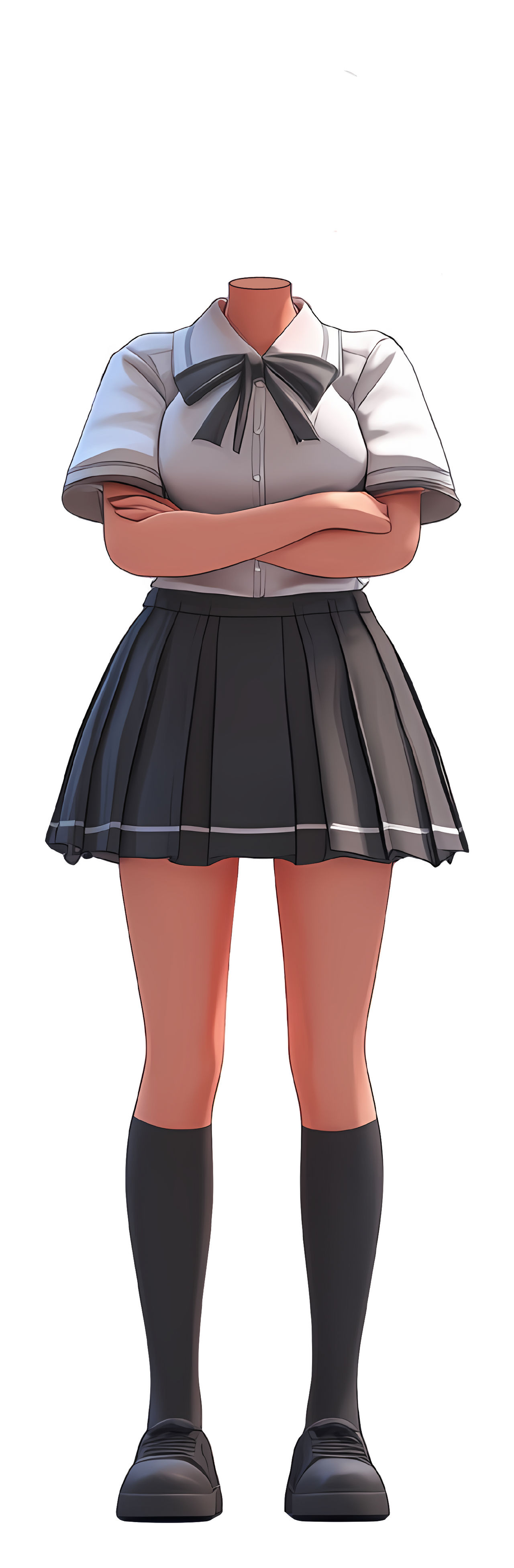 Anime girls school headless 1 by qditya on DeviantArt