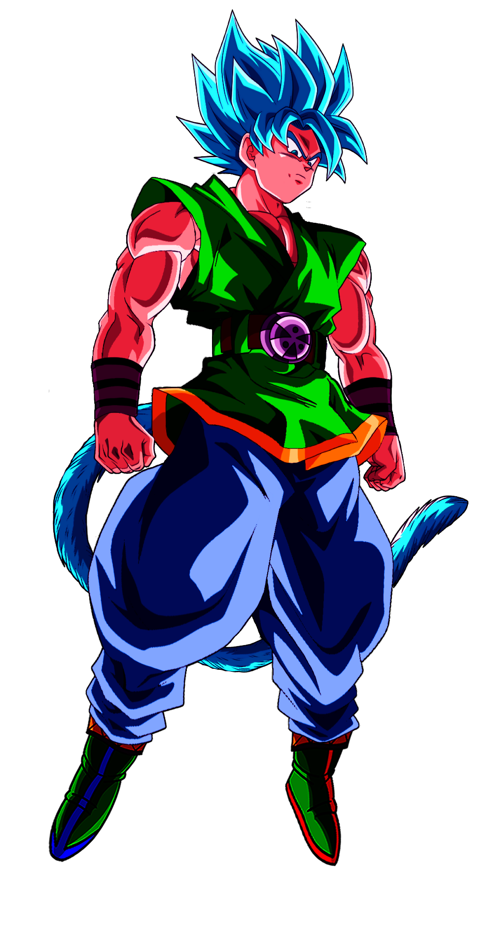 goku ssj Blue 3 kaioken x20 by xchs on DeviantArt