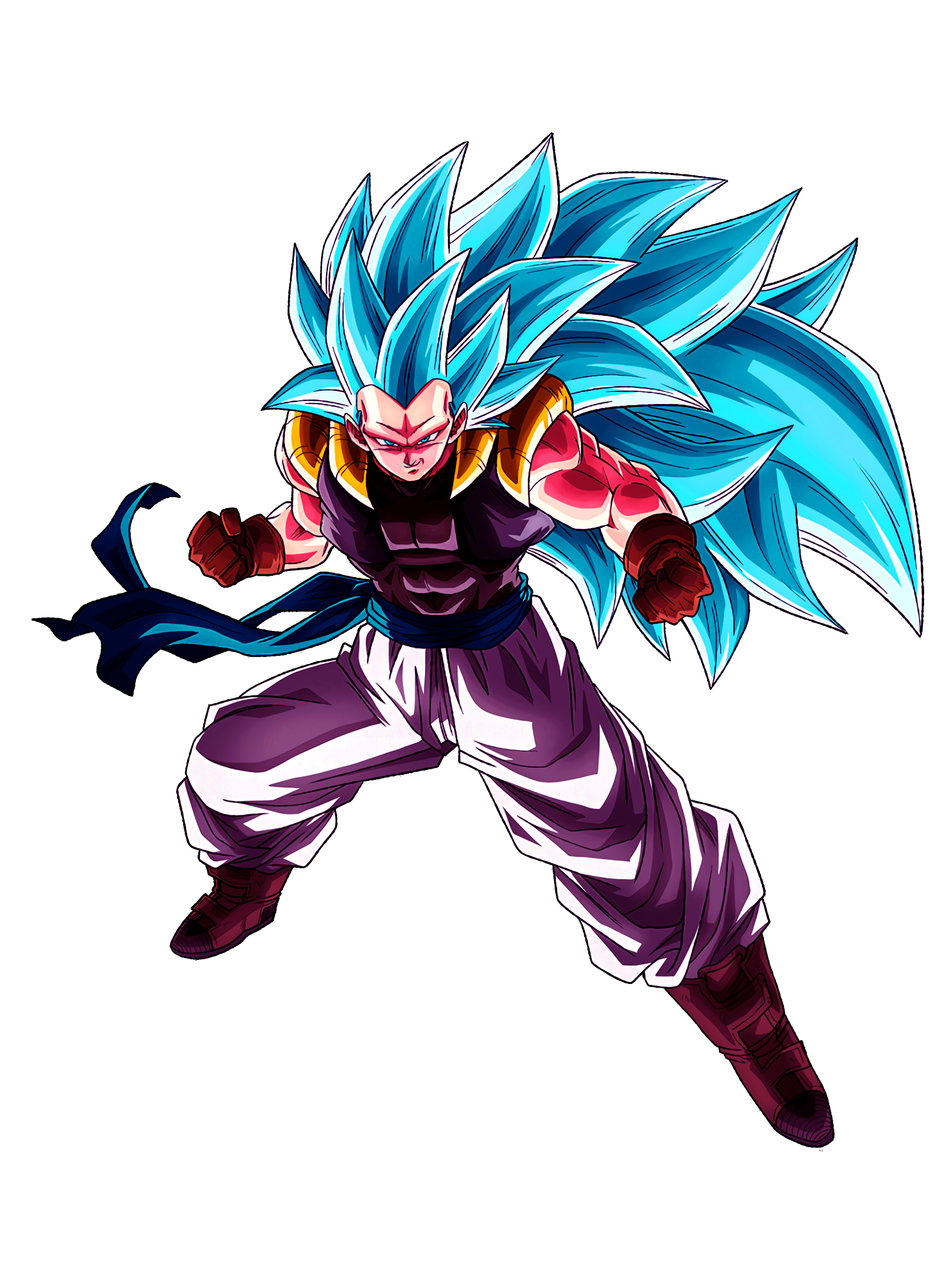 Goku Super Saiyan Blue Kaioken X100, HD Png Download, png download