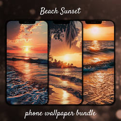 Beach Sunset Phone Wallpapers