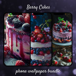 Berry Cakes Phone Wallpapers