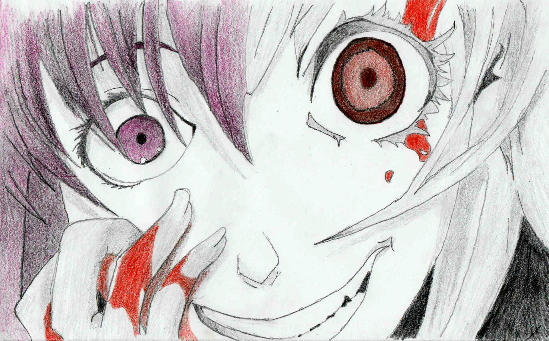 Shiro and Yuno - Deadman Wonderland / Mirai Nikki