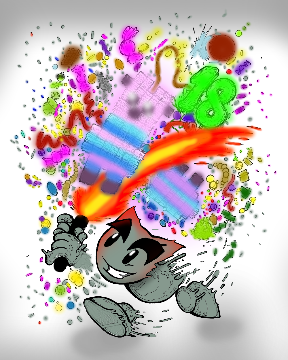 18th Birthday Line Art Challenge by EduardoLouco on DeviantArt