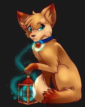 Cage Lantern :: Spark Fox :: Sold