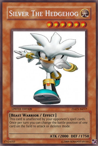 Silver The Hedgehog YugiohCard by BarretOblivion on DeviantArt Silver The Hedgehog YugiohCard by BarretOblivion on DeviantArt