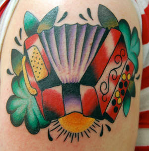 accordian tattoo