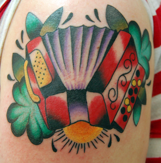 accordian tattoo