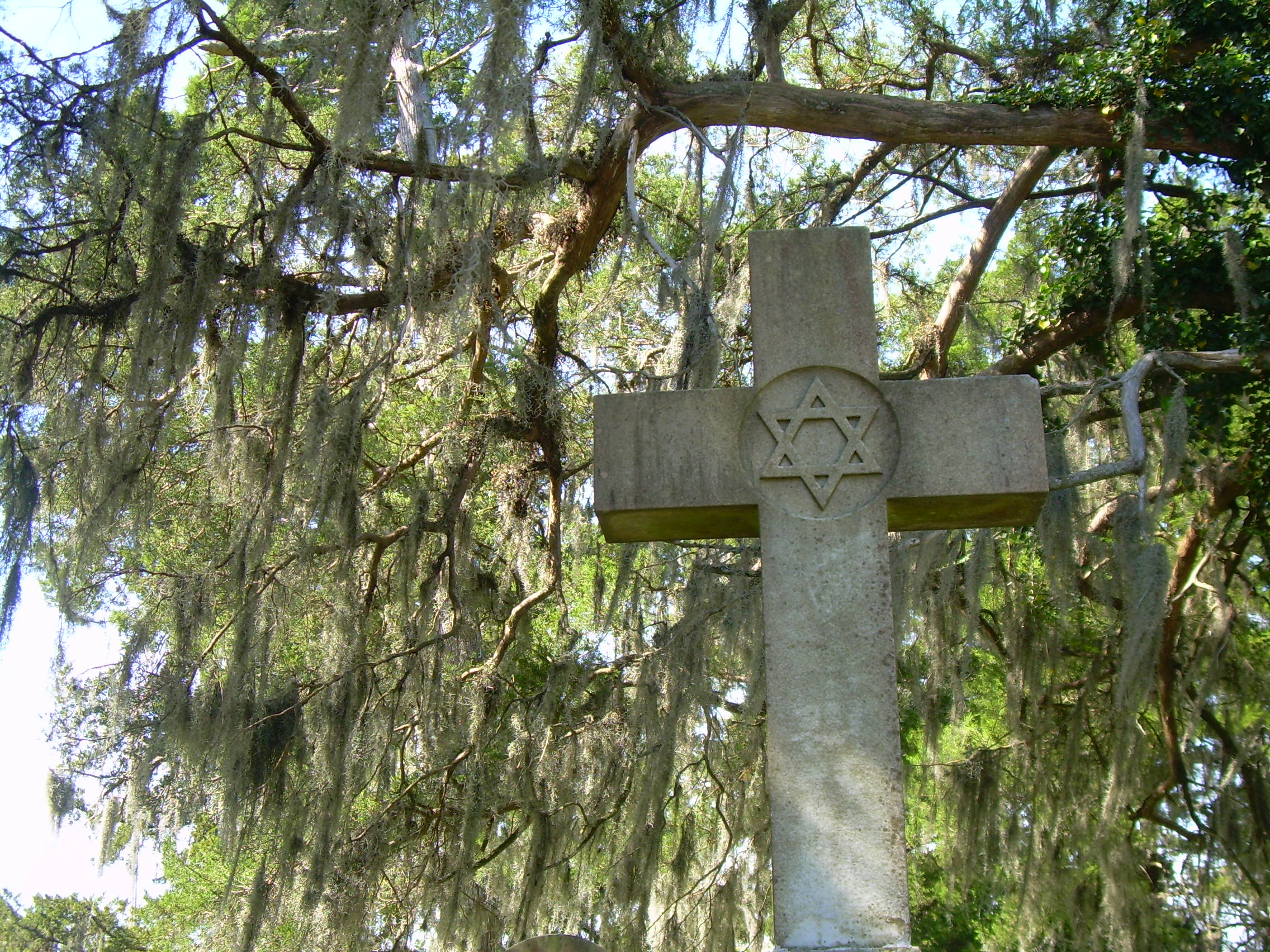 Cross with Star of David