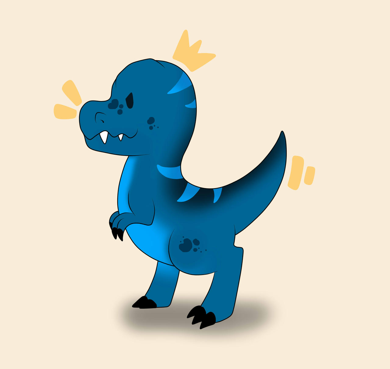 Chibi Tyrannosaurus Rex by ChibiWorldWide on DeviantArt