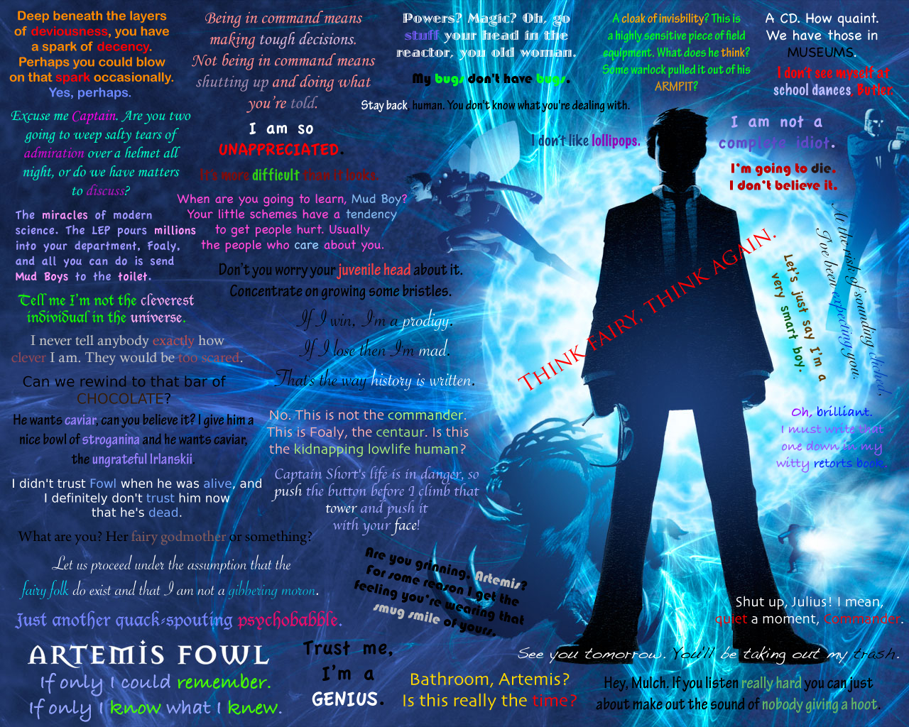 Artemis Fowl Quotes Wallpaper