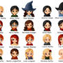 Harry Potter Chibis