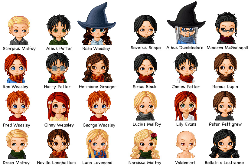 Harry Potter Chibis