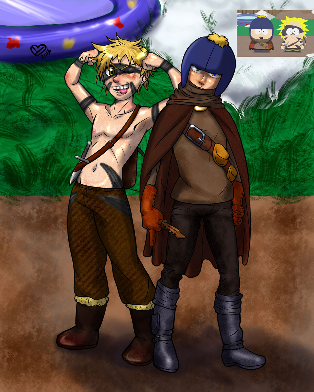 Feldspar the Thief and Tweek the Barbarian