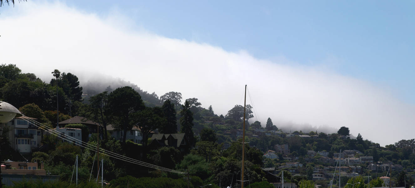 Clouds coming over Sausalito by Dancing-Treefrog