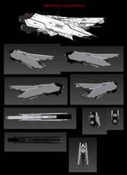 UNMC Battlecruiser 3DS Max WIP