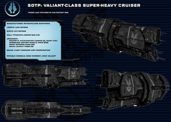 Halo-UNSC Valiant-class super-heavy cruiser (SotP)