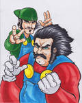 The Mario Bro's by MARR-PHEOS