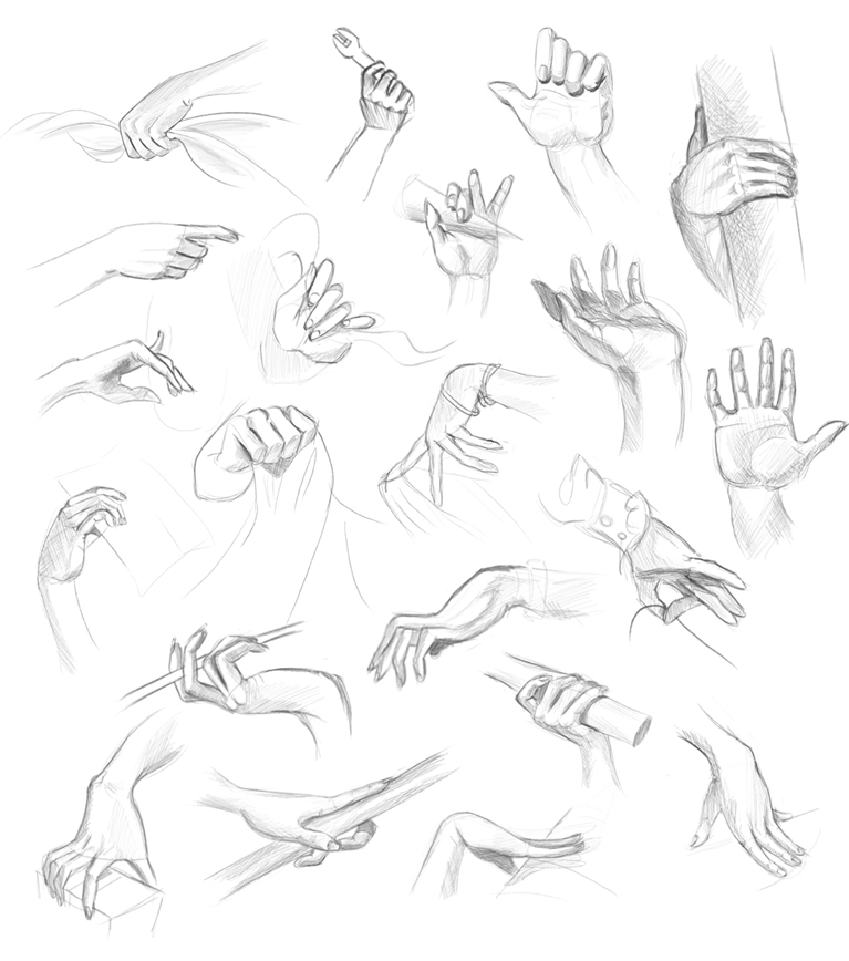 Cupped hands reference by LadyCaprine on DeviantArt